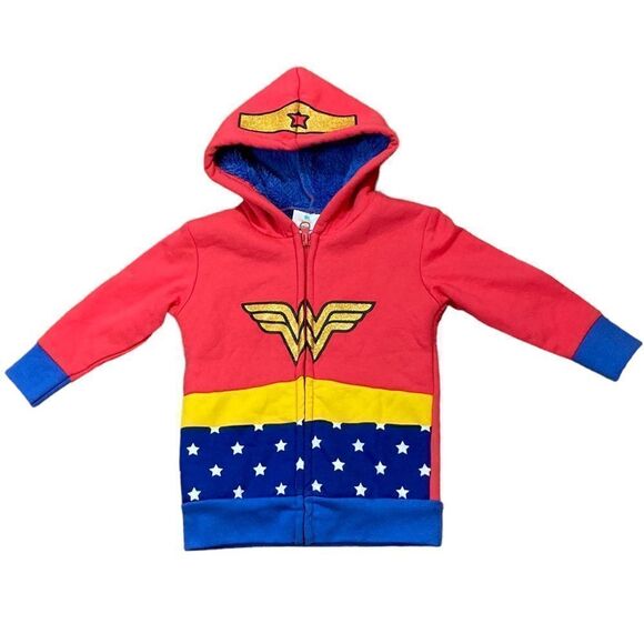 DC Wonder Woman Hooded Sweatshirt, Size 18 Months, NWT - Picture 1 of 7